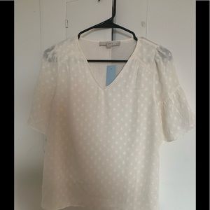 Cream blouse - never worn